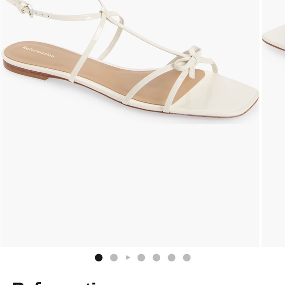 Elegant Women\'s Sandals in pink by Reformation